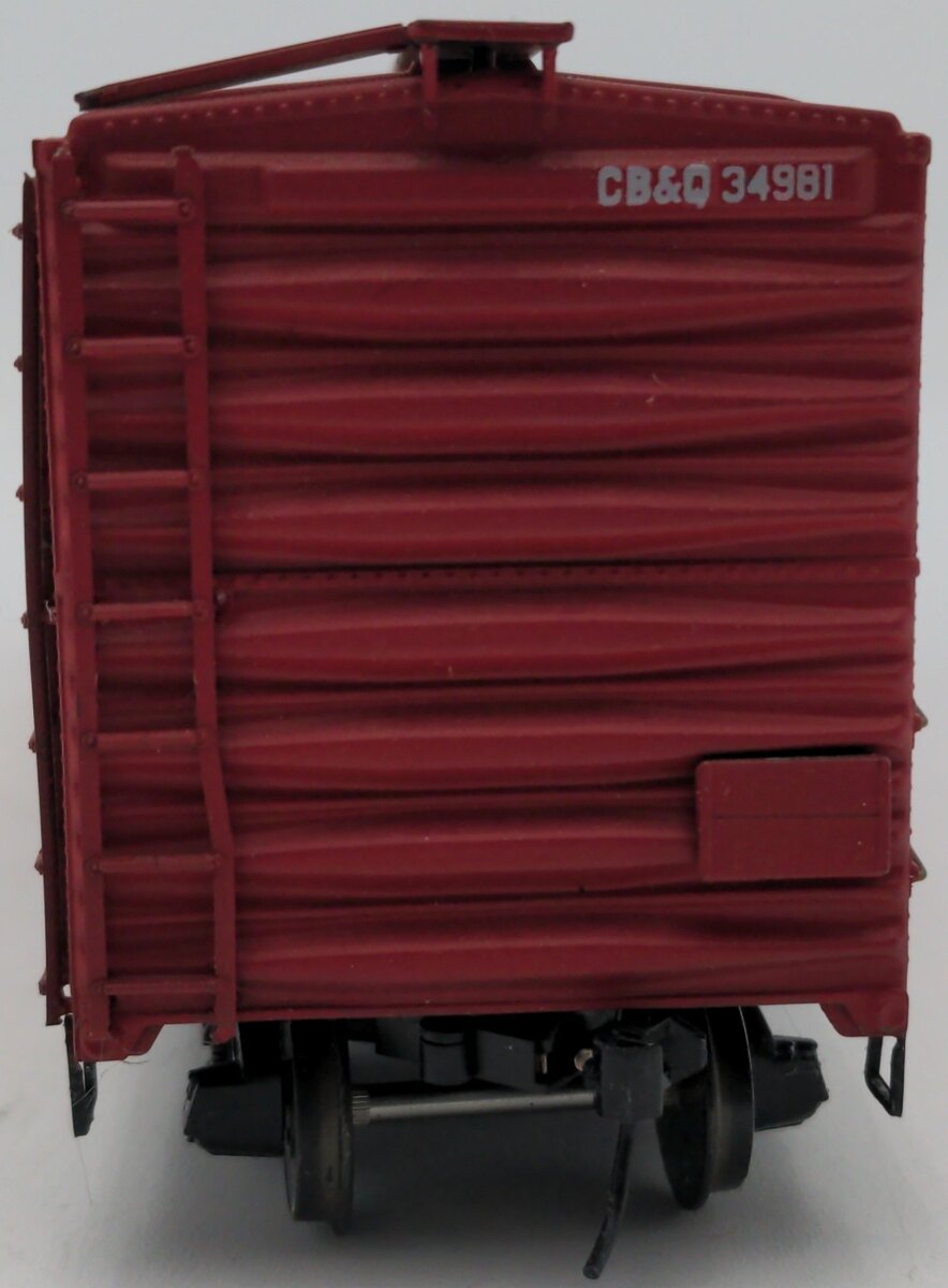 American Models S Scale Chicago Burlington & Quincy Boxcar #34981 EX