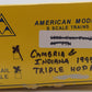 American Models 1995 S Gauge Hi-Rail Cambia & Indiana Hopper LN/Box