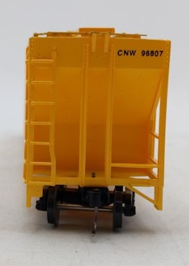 American Models S Scale Chicago & North Western 2014 3-Bay Covered Hopper #96807 LN/Box