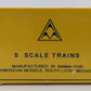 American Models 3352 S Gauge Burlington AAR 3-Bay Hopper #170620 EX/Box