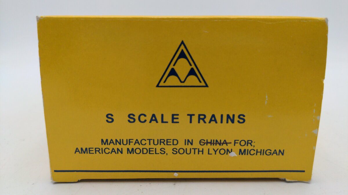 American Models 3352 S Gauge Burlington AAR 3-Bay Hopper #170620 EX/Box