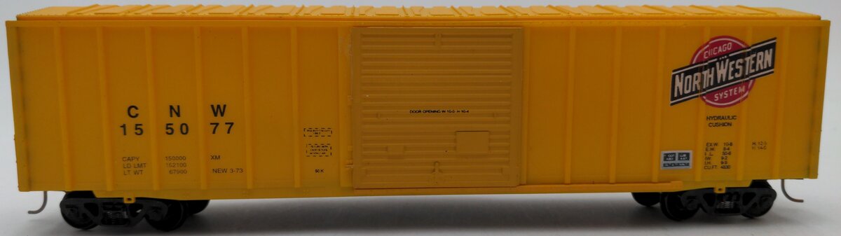 American Models 5004 S Chicago & Northwestern ACF 50' Boxcar #155077 - Hi-Rail EX/Box