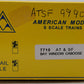 American Models 7710 S Gauge Santa Fe Bay Window Caboose #999136 EX/Box