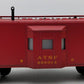American Models 7710 S Gauge Santa Fe Bay Window Caboose #999136 EX/Box