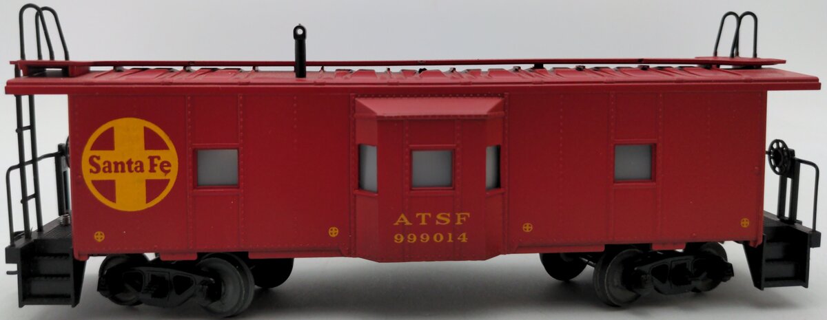 American Models 7710 S Gauge Santa Fe Bay Window Caboose #999136 EX/Box