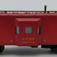 American Models 7710 S Gauge Santa Fe Bay Window Caboose #999136 EX/Box