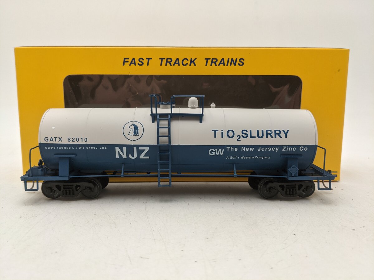 American Models 507 S Gauge New Jersey Zinc Tank Car #82010-Scale EX/Box