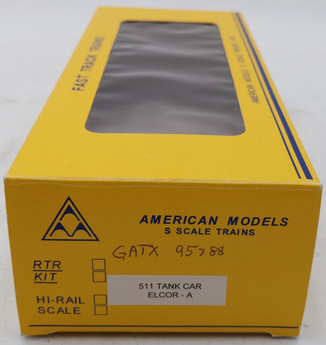 American Models 511 S Gauge Elcor Tank Car #95788 LN/Box