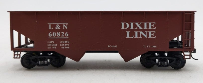American Models 3257 S Scale Louisville & Nashville 2 Bay Hopper #60826 EX/Box