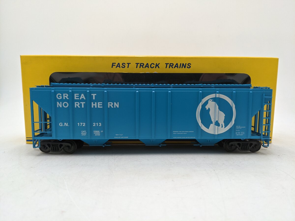 American Models 3306 S Scale Great Northern 3-Bay Hopper #172213 (Hi-Rail) EX/Box