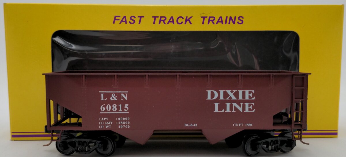 American Models 3257 S Scale Louisville & Nashville 2 Bay Hopper #60815 EX/Box