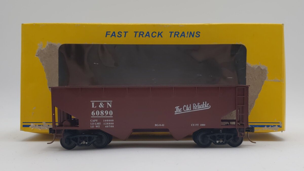 American Models 3257 Louisville & Nashville 2 Bay Hopper #60890 LN/Box