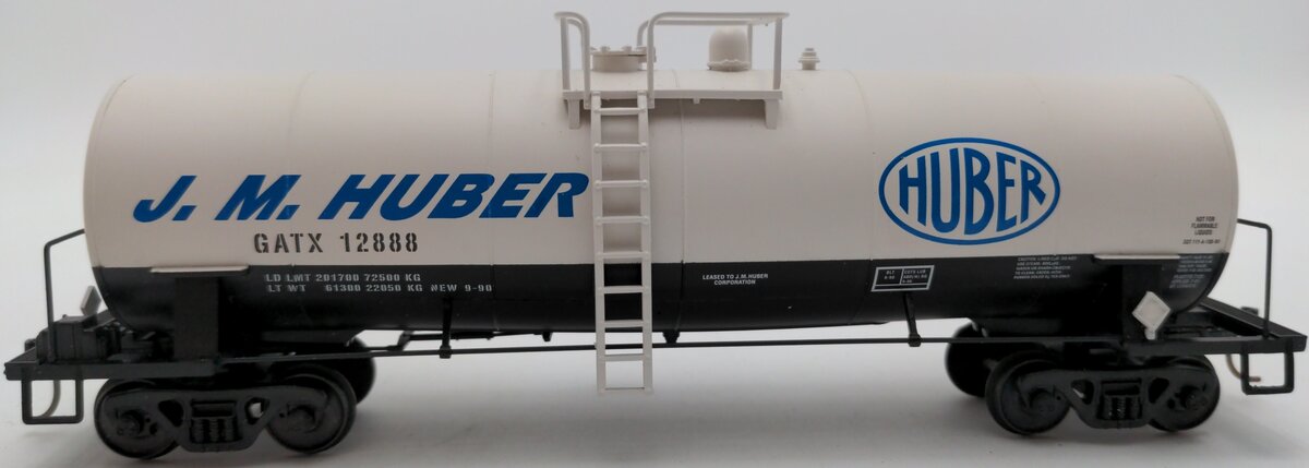 American Models S Scale J.M. Huber GATX Tank Car #12888 EX/Box