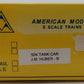 American Models S Scale J.M. Huber GATX Tank Car #12888 EX/Box