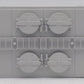 MTH 35-75016 Burlington Northern SF PS-2 (2-Bay) Covered Hopper Car #405619 VG/Box