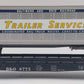 MTH 35-76002 S Baltimore & Ohio Flatcar with 48' Trailer (Smooth) #8775