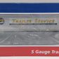 MTH 35-76003 S Baltimore & Ohio Flatcar with 48' Trailer (Smooth) #8780 LN/Box