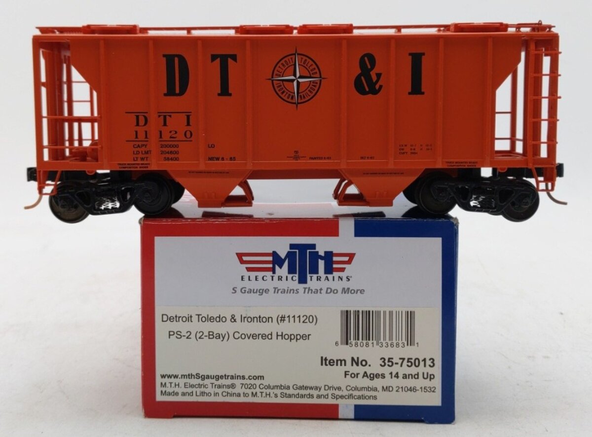 MTH 35-75013 S Modern Detroit Toledo & Ironton Ps-2 Hopper Car LN/Box