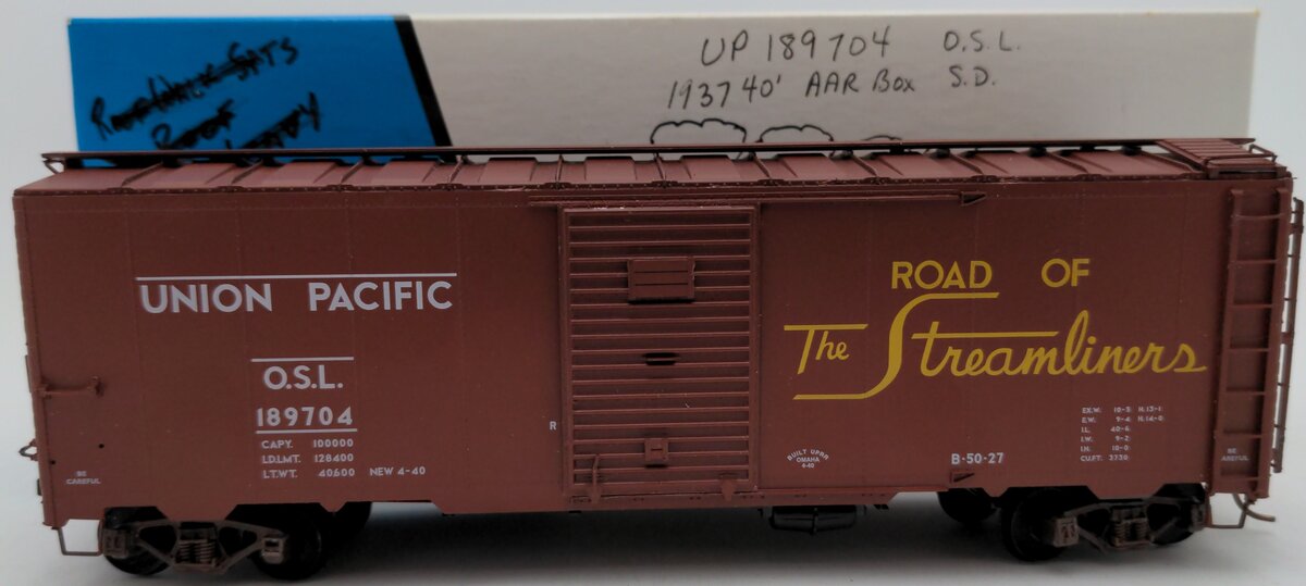 Pacific Rail 189704 Union Pacific Boxcar VG/Box