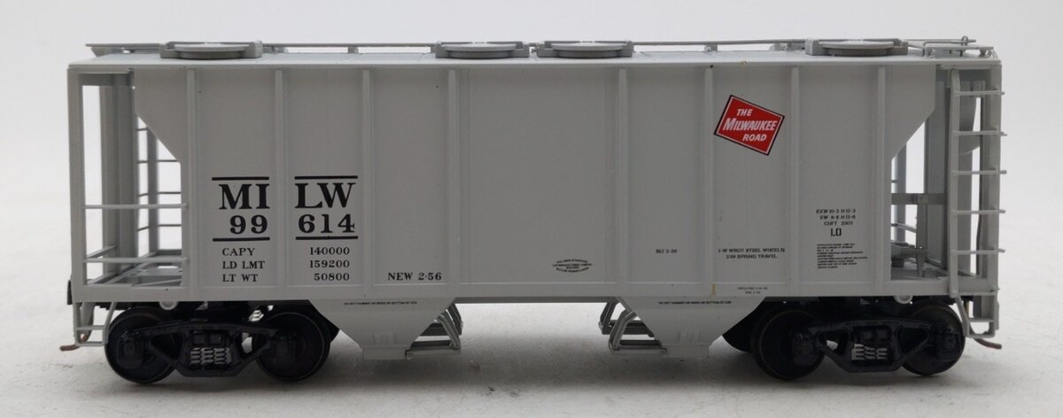 MTH 35-75002 S Milwaukee Road PS-2 2-Bay Covered Hopper Car #99614 LN/Box