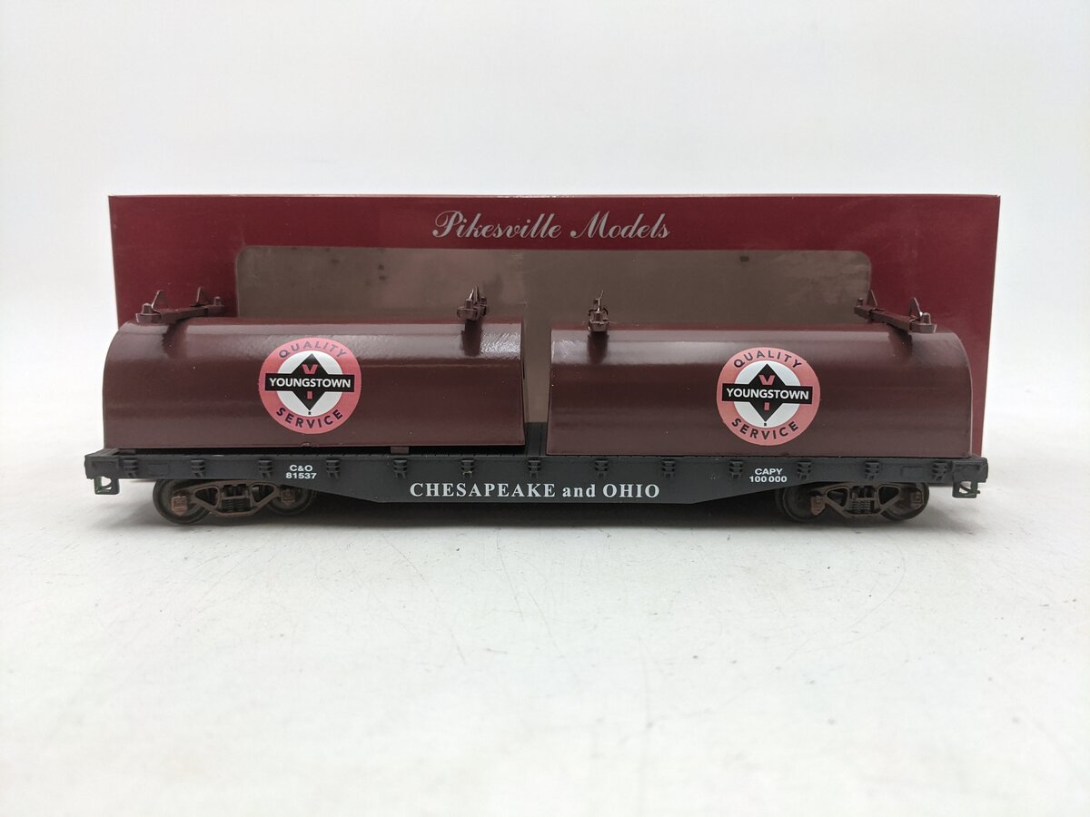 Pikesville Models S Scale Chesapeake & Ohio Flat Car #81537-Scale EX/Box