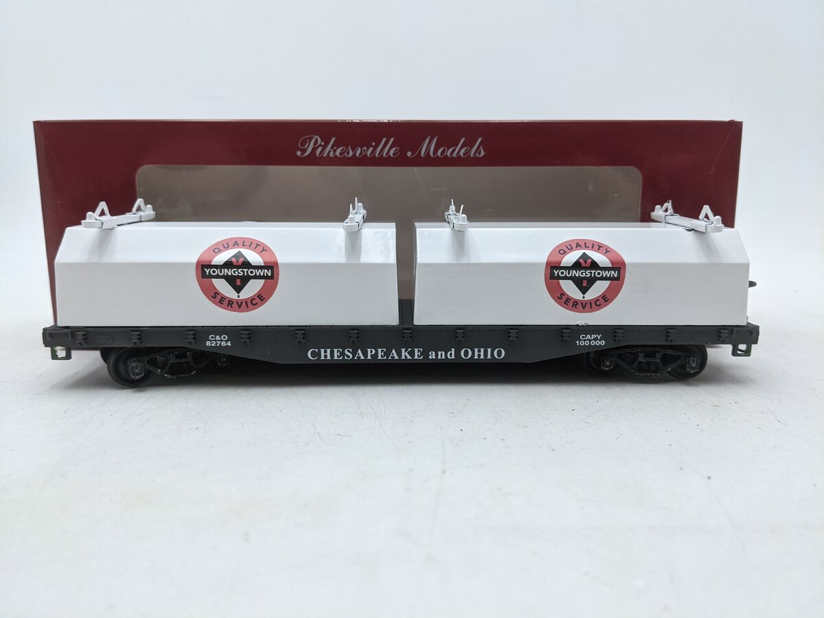 Pikesville Models S Scale Chesapeake & Ohio Flatcar #82764-Scale EX/Box
