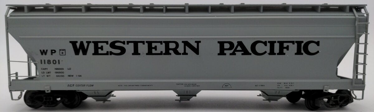 Gold Coast 4650 S Scale Western Pacific Hopper #11801 EX/Box