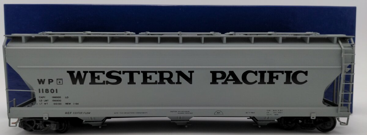 Gold Coast 4650 S Scale Western Pacific Hopper #11801 EX/Box