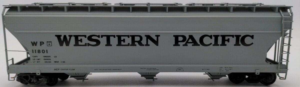 Gold Coast 4650 S Scale Western Pacific Hopper #11801 EX/Box