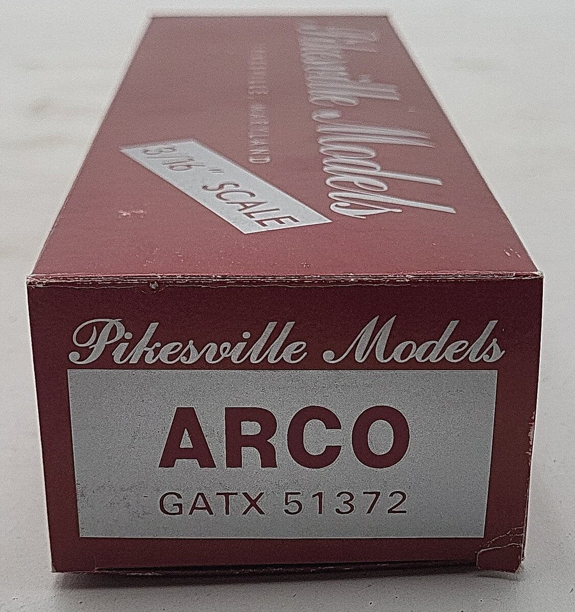 Pikesville Models S Scale GATX ARCO (High-rail) Tank Car #51372 EX/Box