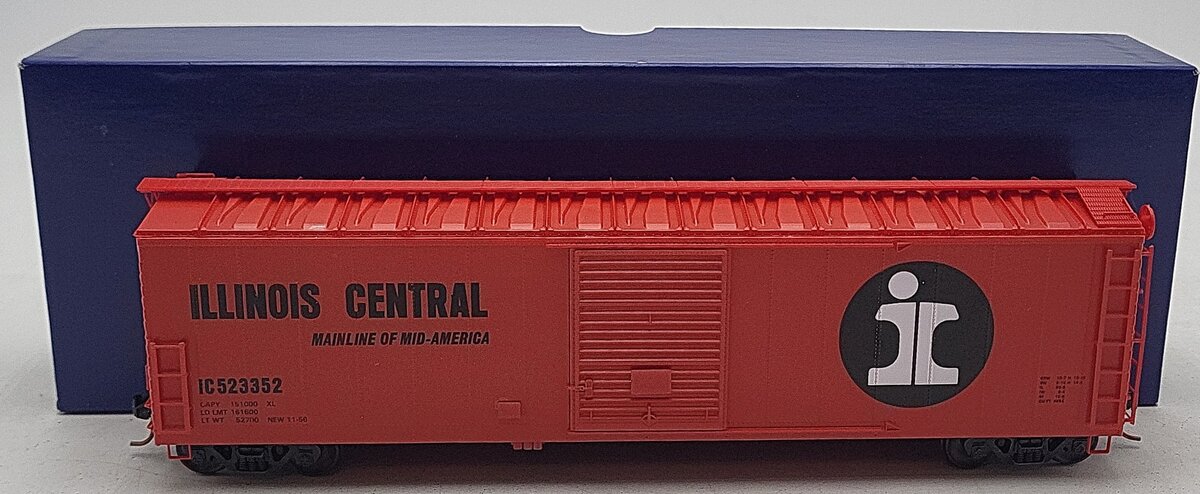 Precision Scale Co. S Scale Illinois Central Box Car #523352 LN/Box
