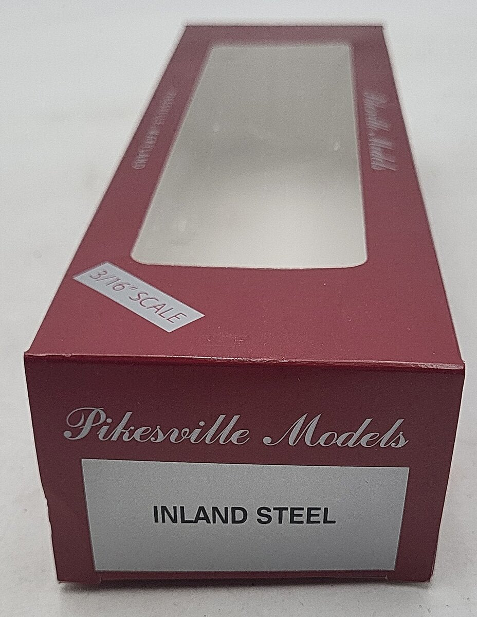 Pikesville Models S Gauge Illinois Central Inland Steel Coil Car -(High-Rail) EX/Box