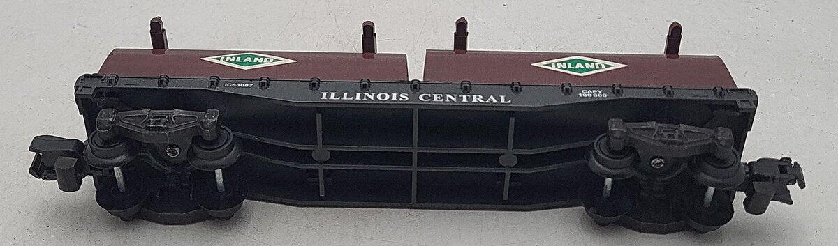 Pikesville Models S Gauge Illinois Central Inland Steel Coil Car -(High-Rail) EX/Box