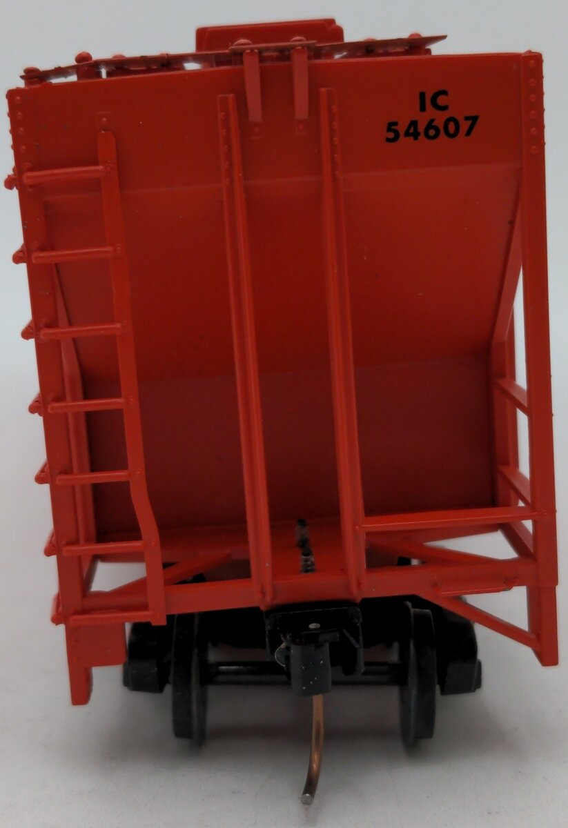 American Models 3307 S Scale Illinois Central 3-Bay Hopper (Scale Wheels) #54607 LN/Box