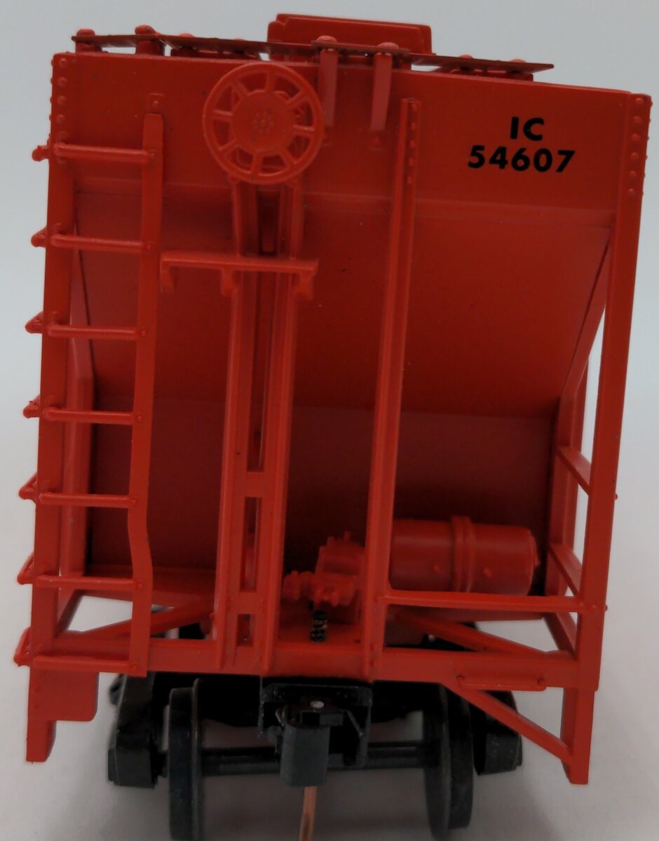 American Models 3307 S Scale Illinois Central 3-Bay Hopper (Scale Wheels) #54607 LN/Box