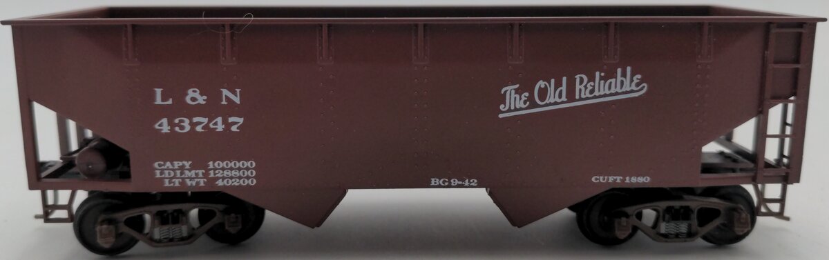 American Models S Scale Louisville & Nashville Hopper Car #43747 EX