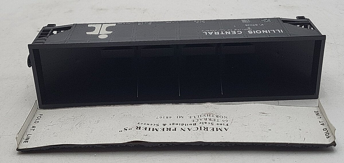 American Models 3403 S Gauge Illinois Central 4-Bay Hopper #67055 LN/Box