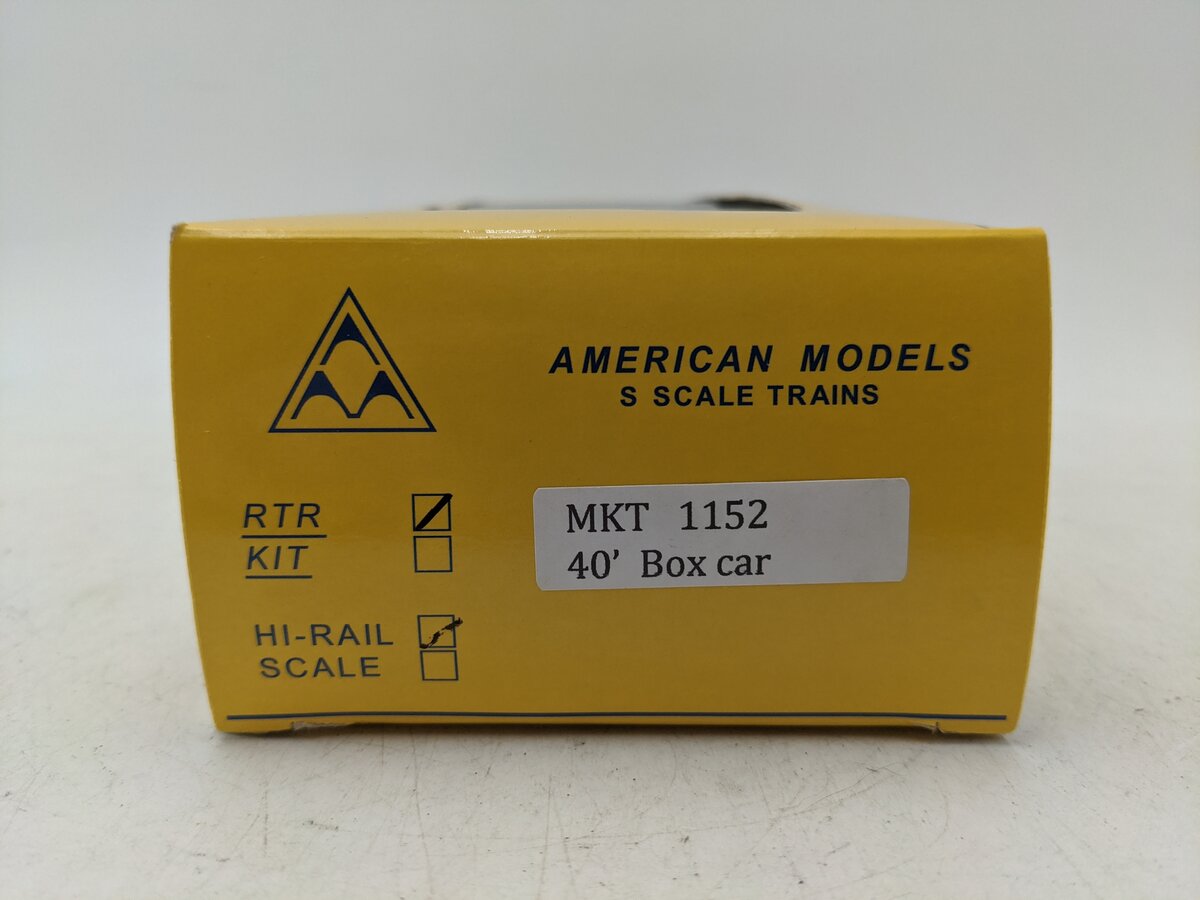 American Models 1152 S MKT 40' Box Car #92507 - Hi-Rail EX/Box