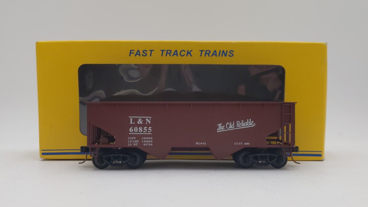 American Models 3257 Louisville & Nashville 2 Bay Hopper #60855 LN/Box
