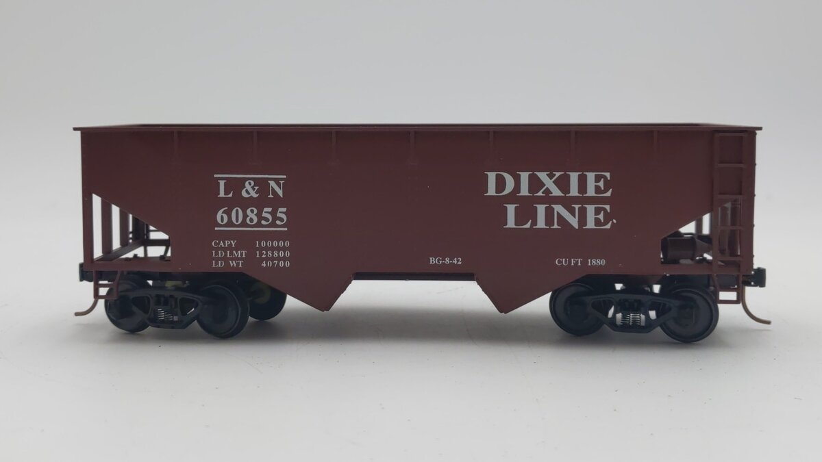 American Models 3257 Louisville & Nashville 2 Bay Hopper #60855 LN/Box