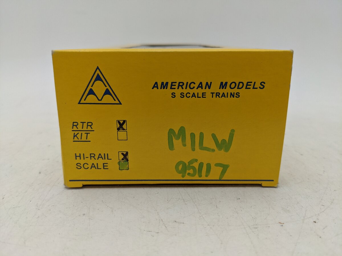 American Models S Milwaukee Hopper #95117-Scale Wheels & Couplers EX/Box