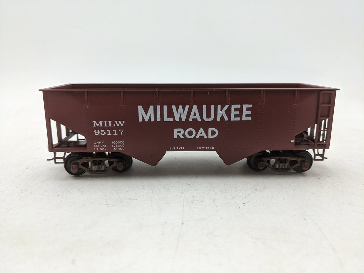 American Models S Milwaukee Hopper #95117-Scale Wheels & Couplers EX/Box
