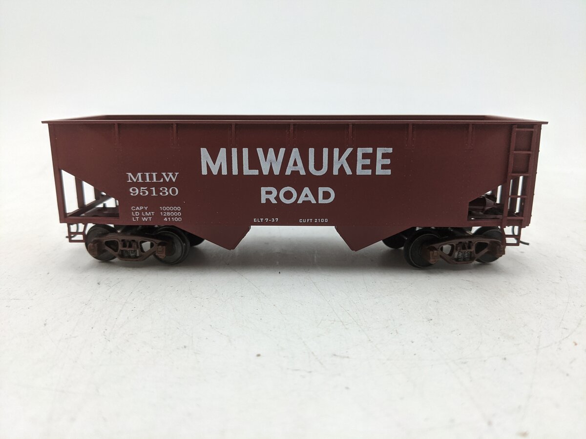 American Models 3258 3258 S Milwaukee Hopper #95130- Scale Wheels & Couplers EX/Box