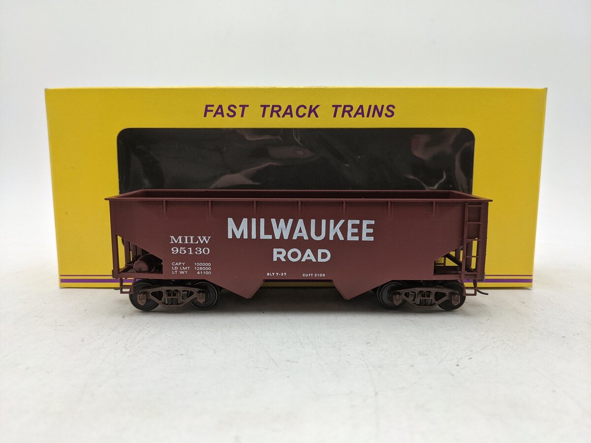 American Models 3258 3258 S Milwaukee Hopper #95130- Scale Wheels & Couplers EX/Box
