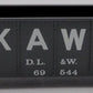 American Models #413 S Scale Lackawanna Gondola #69544 (Hi-Rail) LN/Box