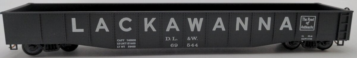 American Models #413 S Scale Lackawanna Gondola #69544 (Hi-Rail) LN/Box