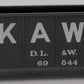 American Models #413 S Scale Lackawanna Gondola #69544 (Hi-Rail) LN/Box