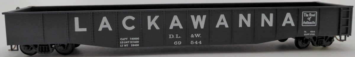 American Models #413 S Scale Lackawanna Gondola #69544 (Hi-Rail) LN/Box