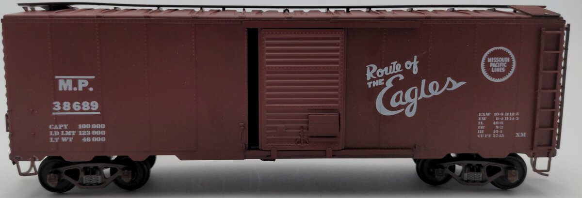 American Model S Scale Missouri Pacific Boxcar #38689 EX