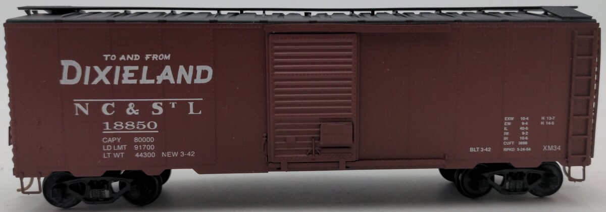 American Models S Scale NC&ST.L Boxcar #18850 LN/Box